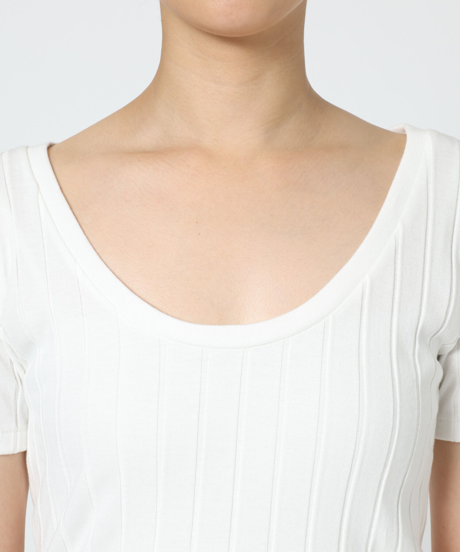 「【YOUNG＆OLSEN】＜別注＞2WAYリブTEE」|Tシャツ・カットソー|