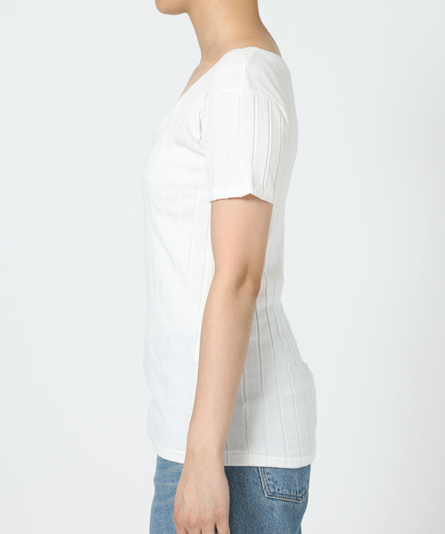  「【YOUNG＆OLSEN】＜別注＞2WAYリブTEE」|Tシャツ・カットソー|