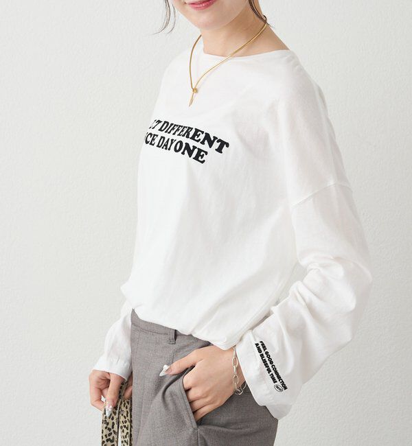  「【F&B】オーガニックコットンシアーガーゼカットソー」|Tシャツ・カットソー|