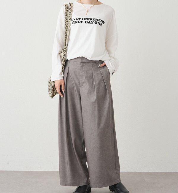  「【F&B】オーガニックコットンシアーガーゼカットソー」|Tシャツ・カットソー|