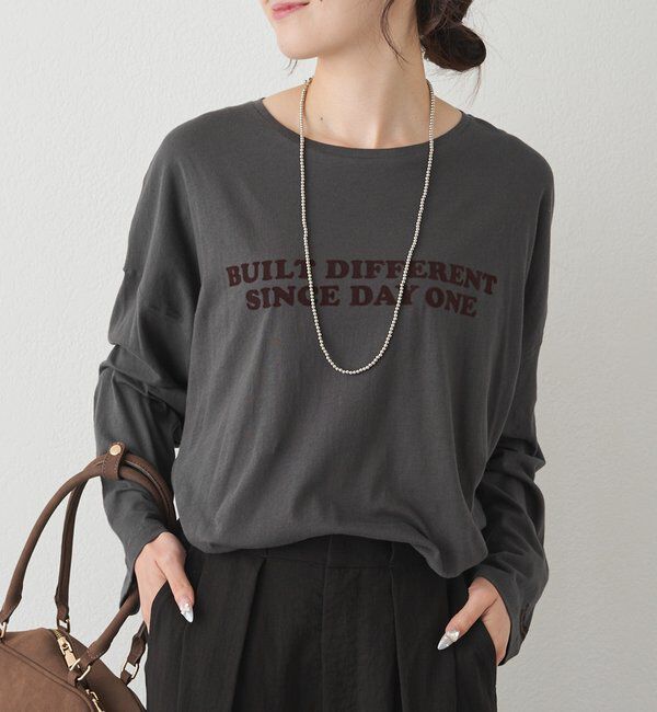  「【F&B】オーガニックコットンシアーガーゼカットソー」|Tシャツ・カットソー|