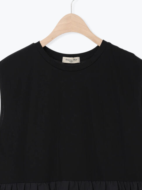Samansa Mos2「◆バルーンペプラムフレンチT」|Tシャツ・カットソー|