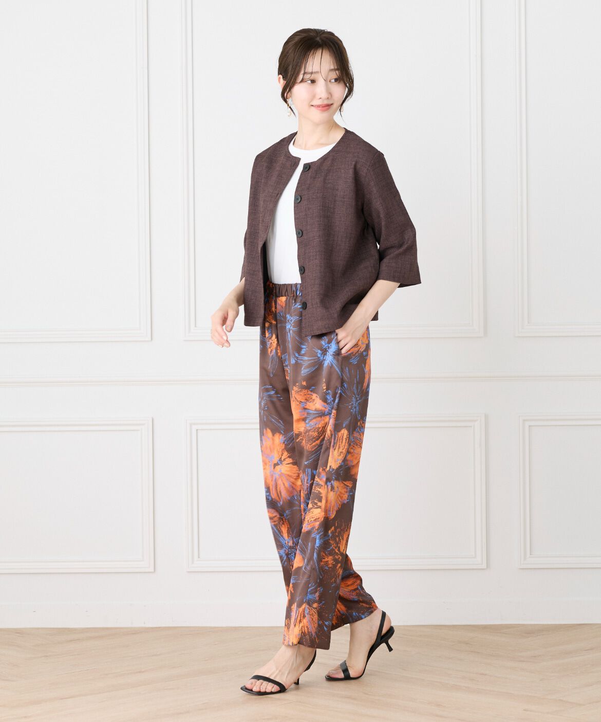 7-IDconcept.「5分袖カーディガン《日本製》｜品よく羽織れる上質な羽織り」|Tシャツ・カットソー|