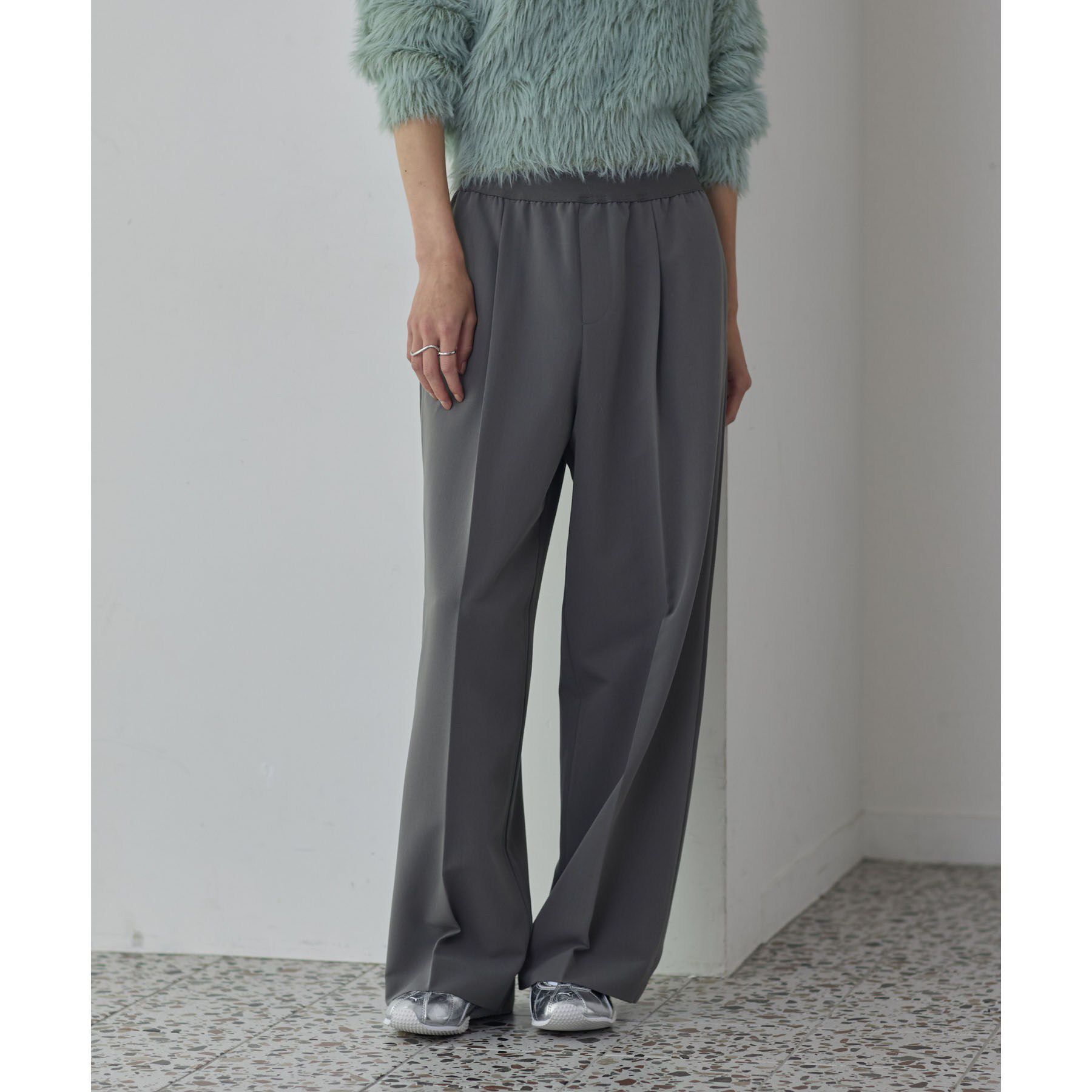 GALLEST「Comfy Set Up｜イージーストレートワイドパンツ【セットアップ対応／通勤／カセット服】」|その他|