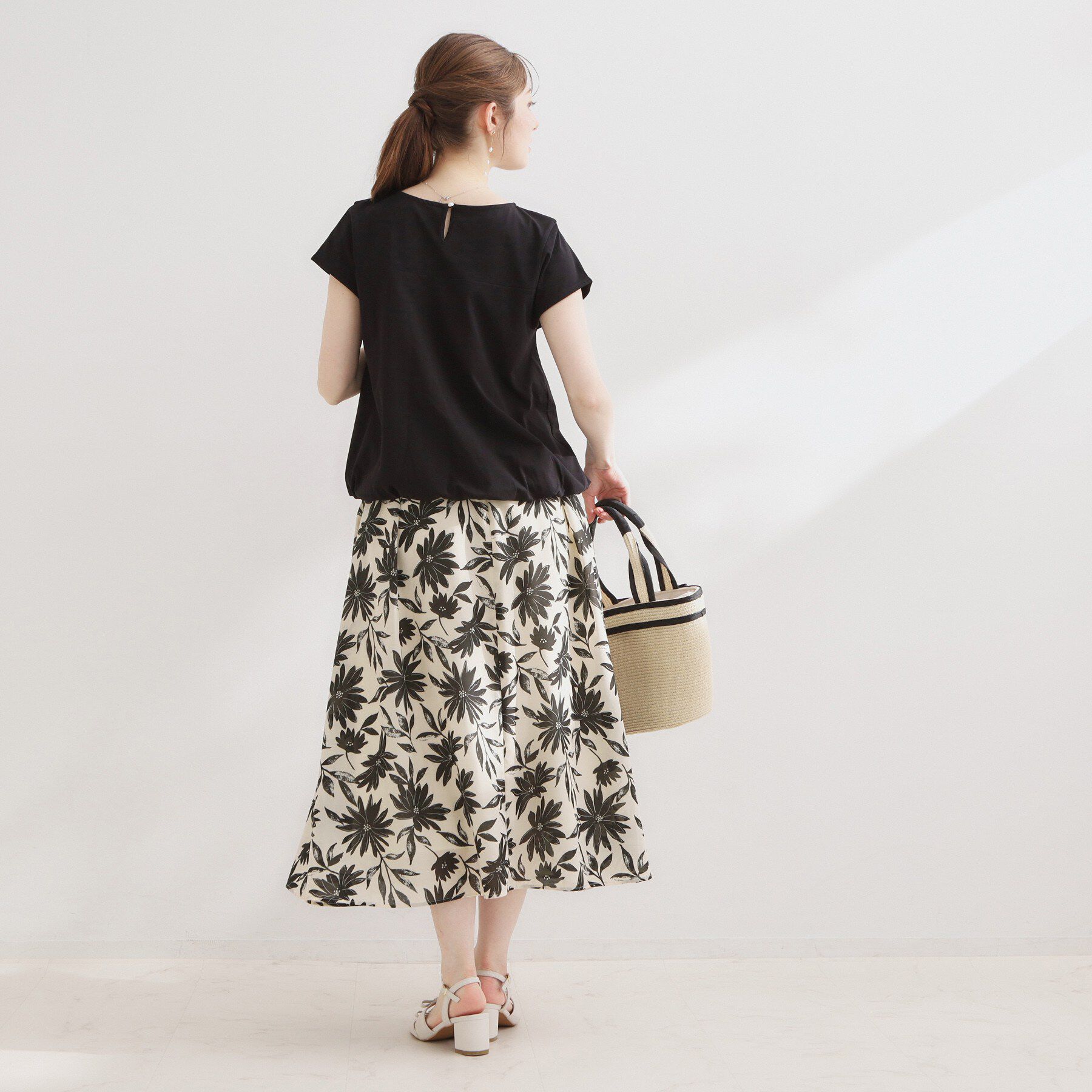 Couture broach「【UVカット・接触冷感・洗える】レース バルーントップス」|Tシャツ・カットソー|