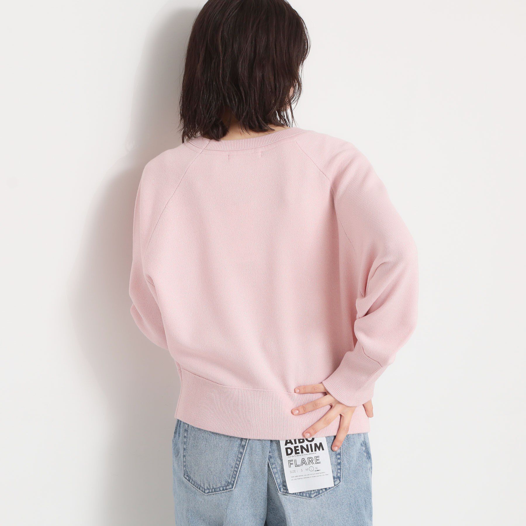 THE SHOP TK「【着丈が選べる】スウェットライクラメジャカードニット」|ニット・セーター|