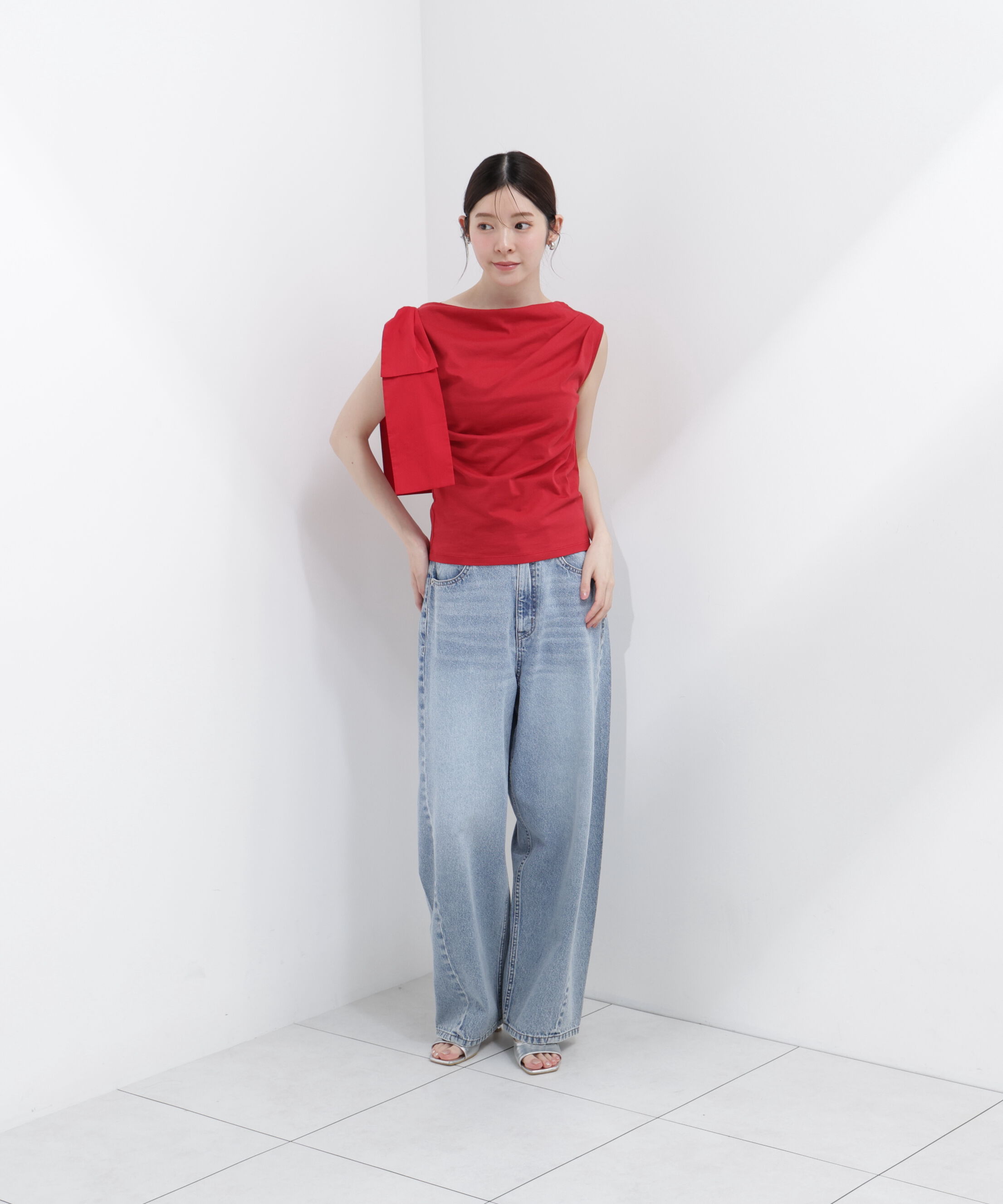 PROPORTION BODY DRESSING「〈a/mie〉ワイドバレルパンツ 26SS」|その他|