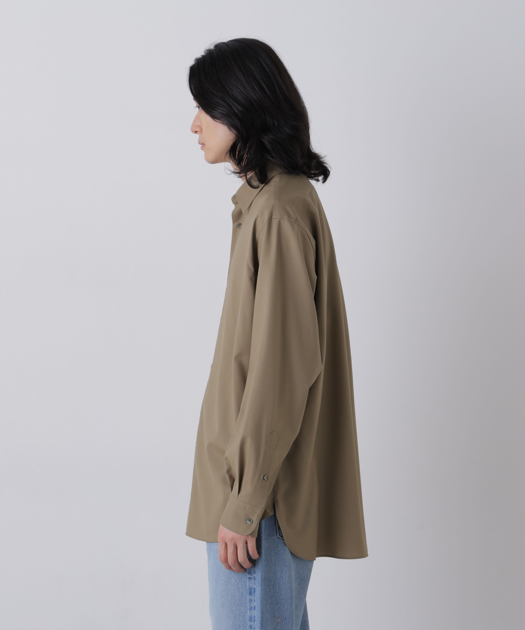 YLEVE 「YLEVE / SUPER140's WOOL TROPICAL SHIRT」|シャツ・ブラウス|