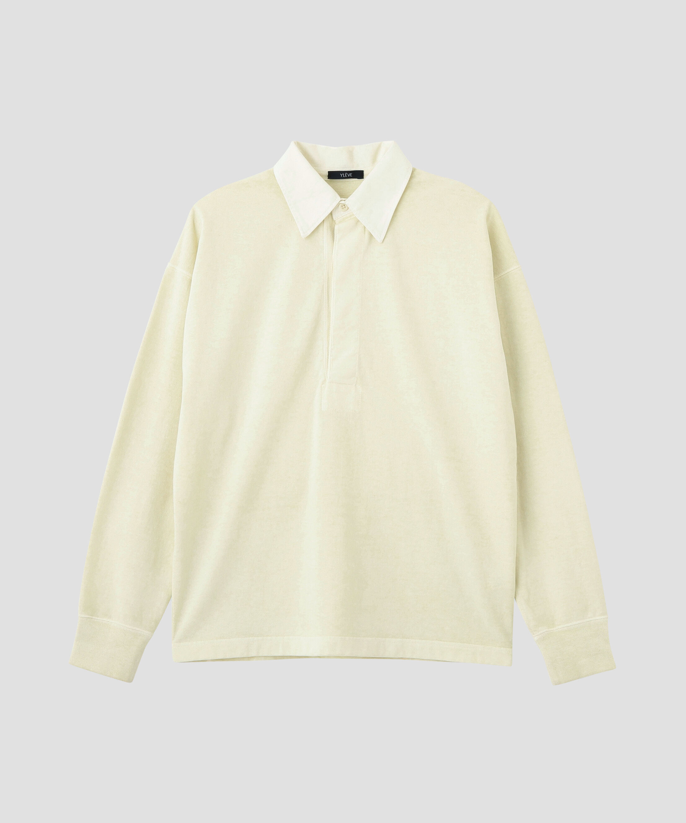 YLEVE 「YLEVE / PIGMENT-DYED COTTON RUGBY SHIRT」|Tシャツ・カットソー|