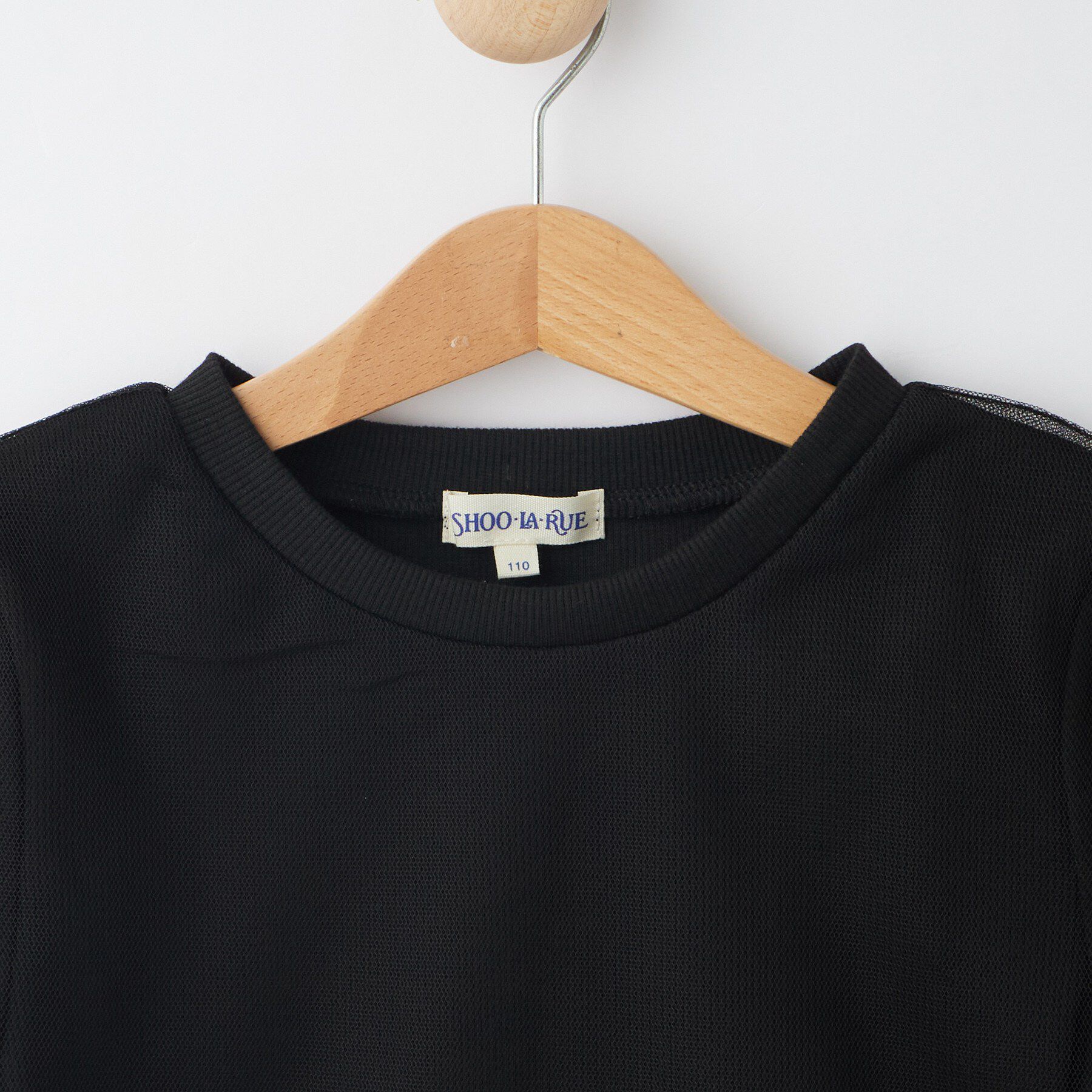 SHOO･LA･RUE「【110-150cm】メッシュデザインTシャツ」|Tシャツ・カットソー|