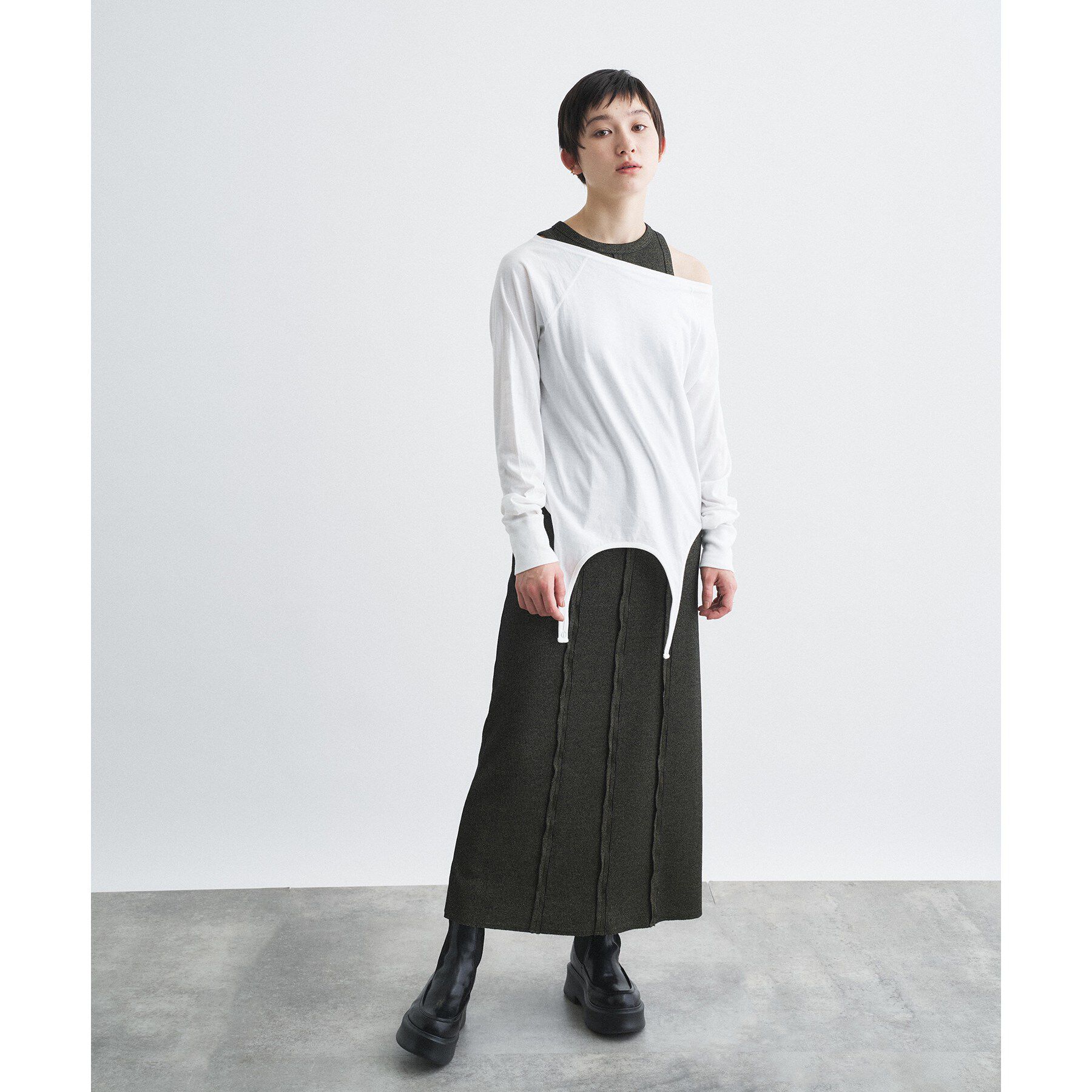 CODE A「【Re】easy flip tee」|Tシャツ・カットソー|