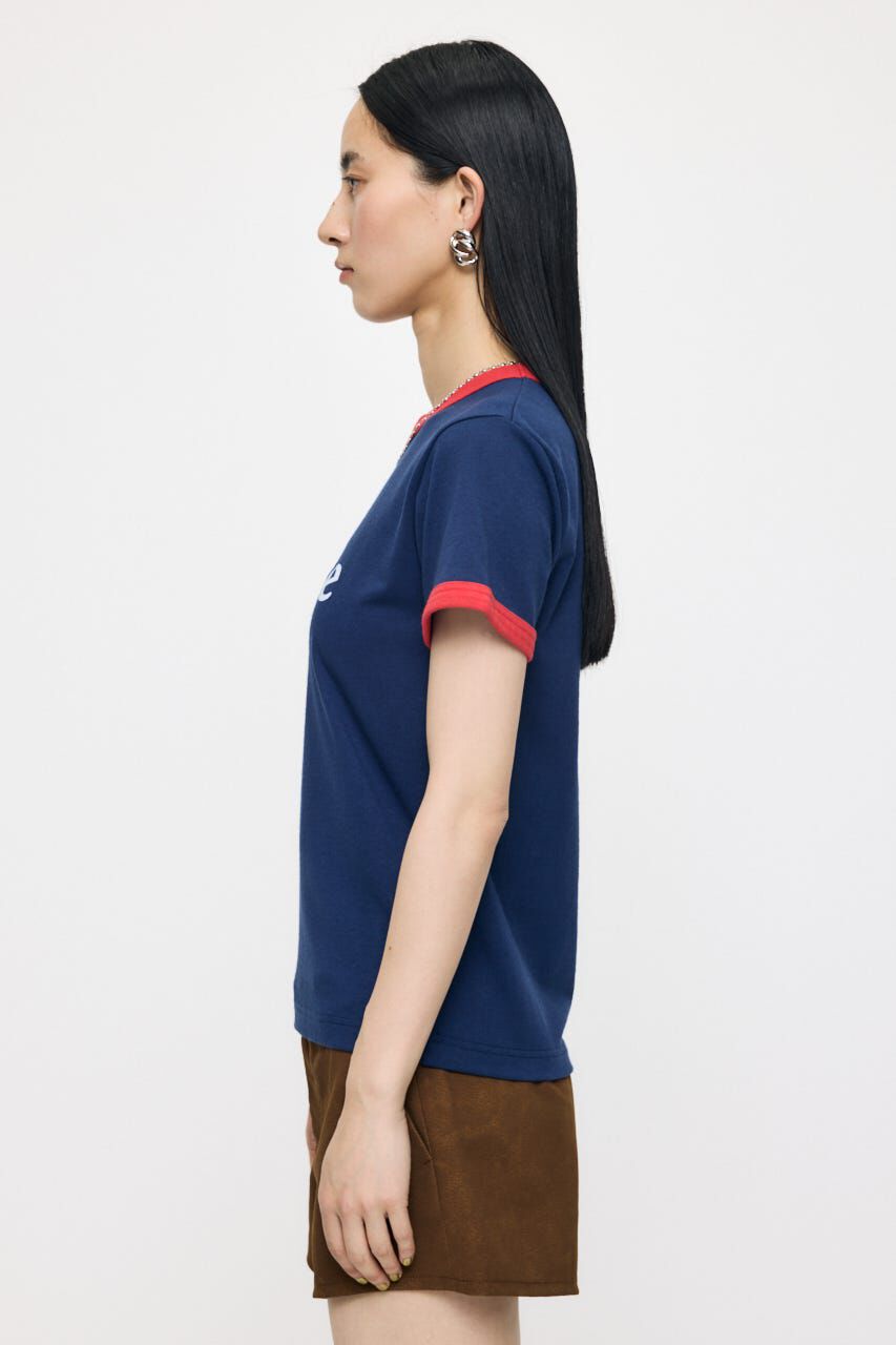 MOUSSY「PRIVEE RINGER Tシャツ」|Tシャツ・カットソー|