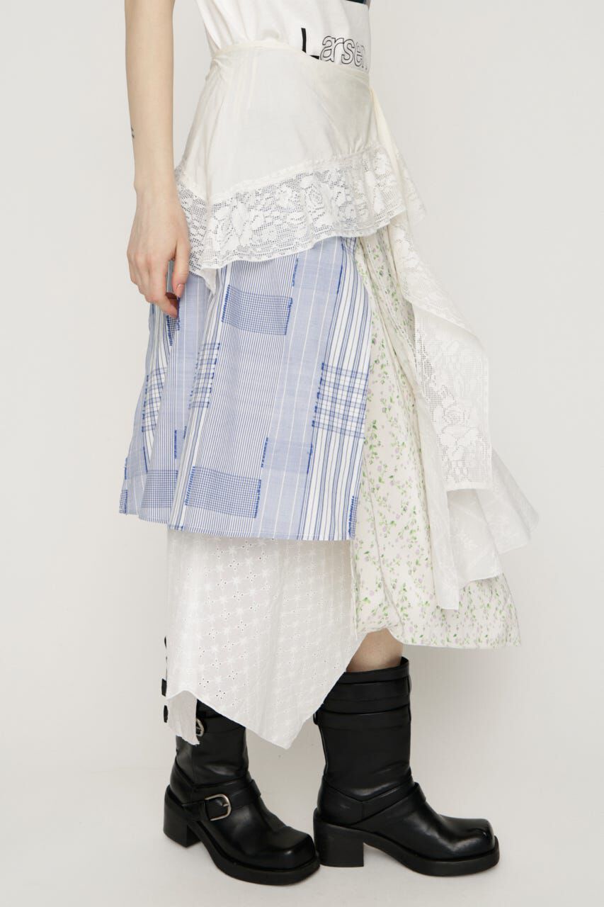 SLY「REMAKE COTTON LACE スカート」|スカート|