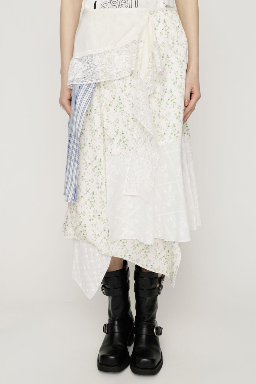 SLY「REMAKE COTTON LACE スカート」|スカート|
