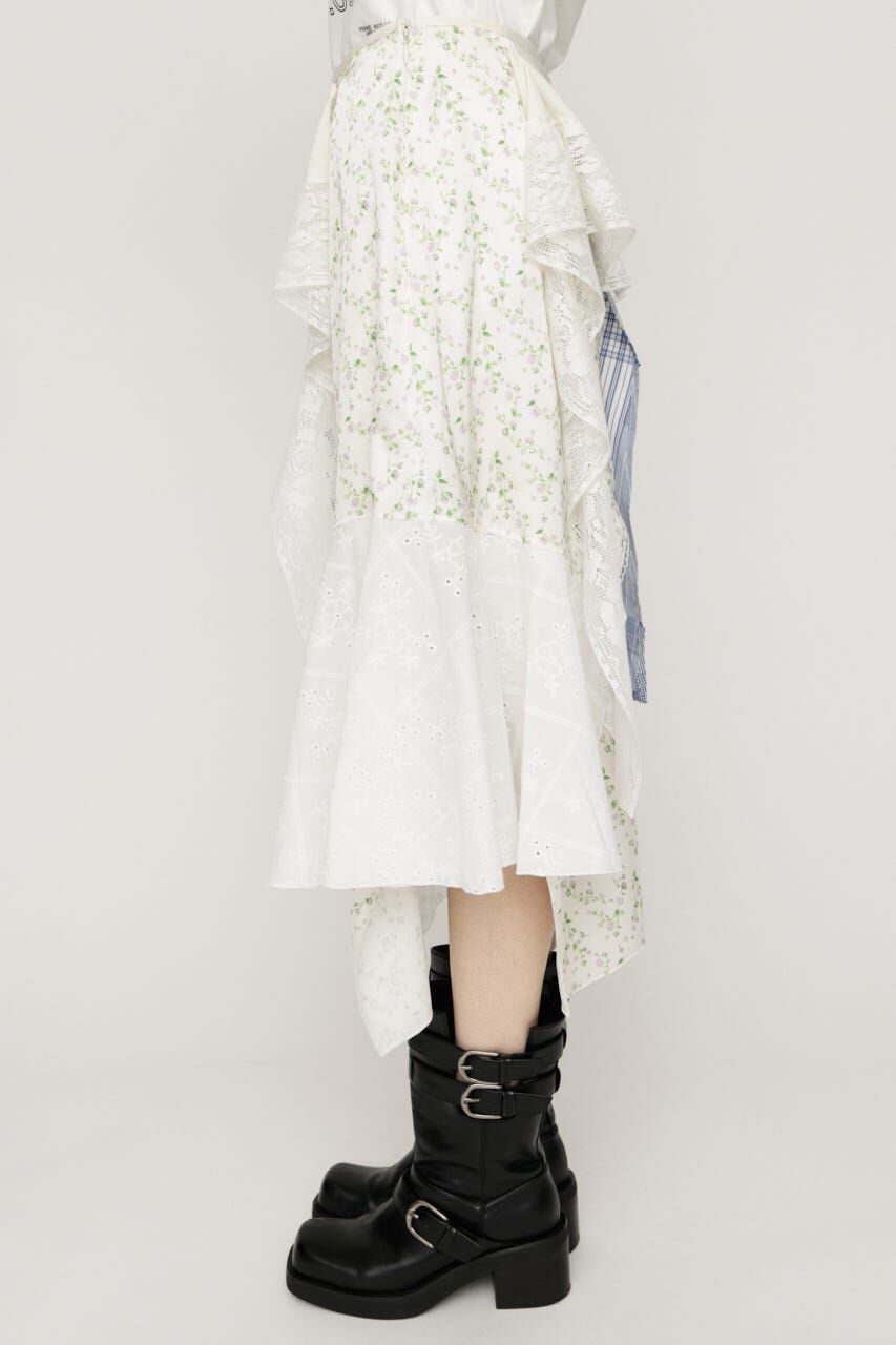 SLY「REMAKE COTTON LACE スカート」|スカート|
