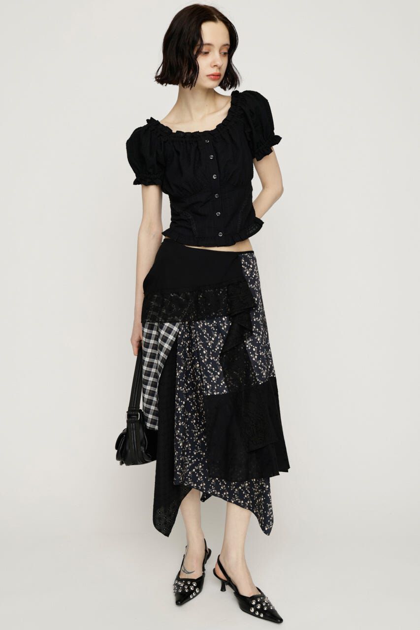 SLY「REMAKE COTTON LACE スカート」|スカート|