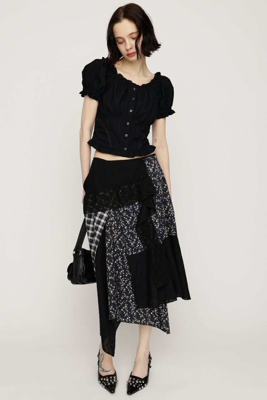 SLY「REMAKE COTTON LACE スカート」|スカート|