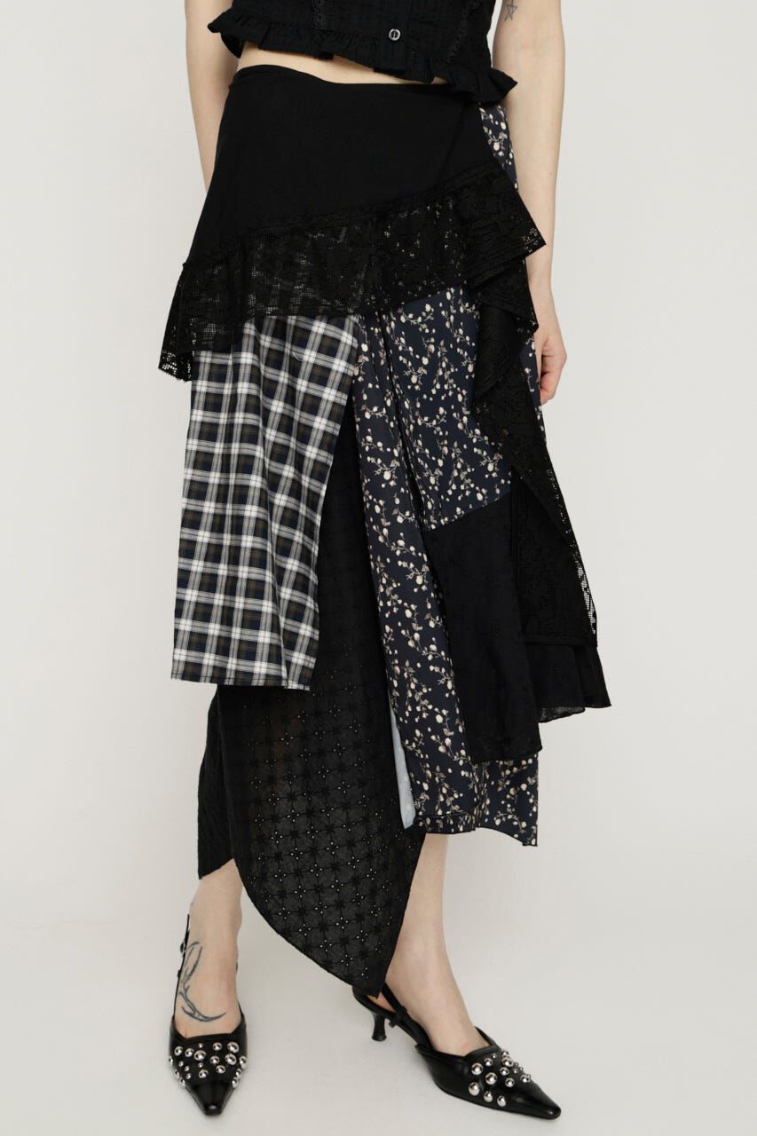 SLY「REMAKE COTTON LACE スカート」|スカート|