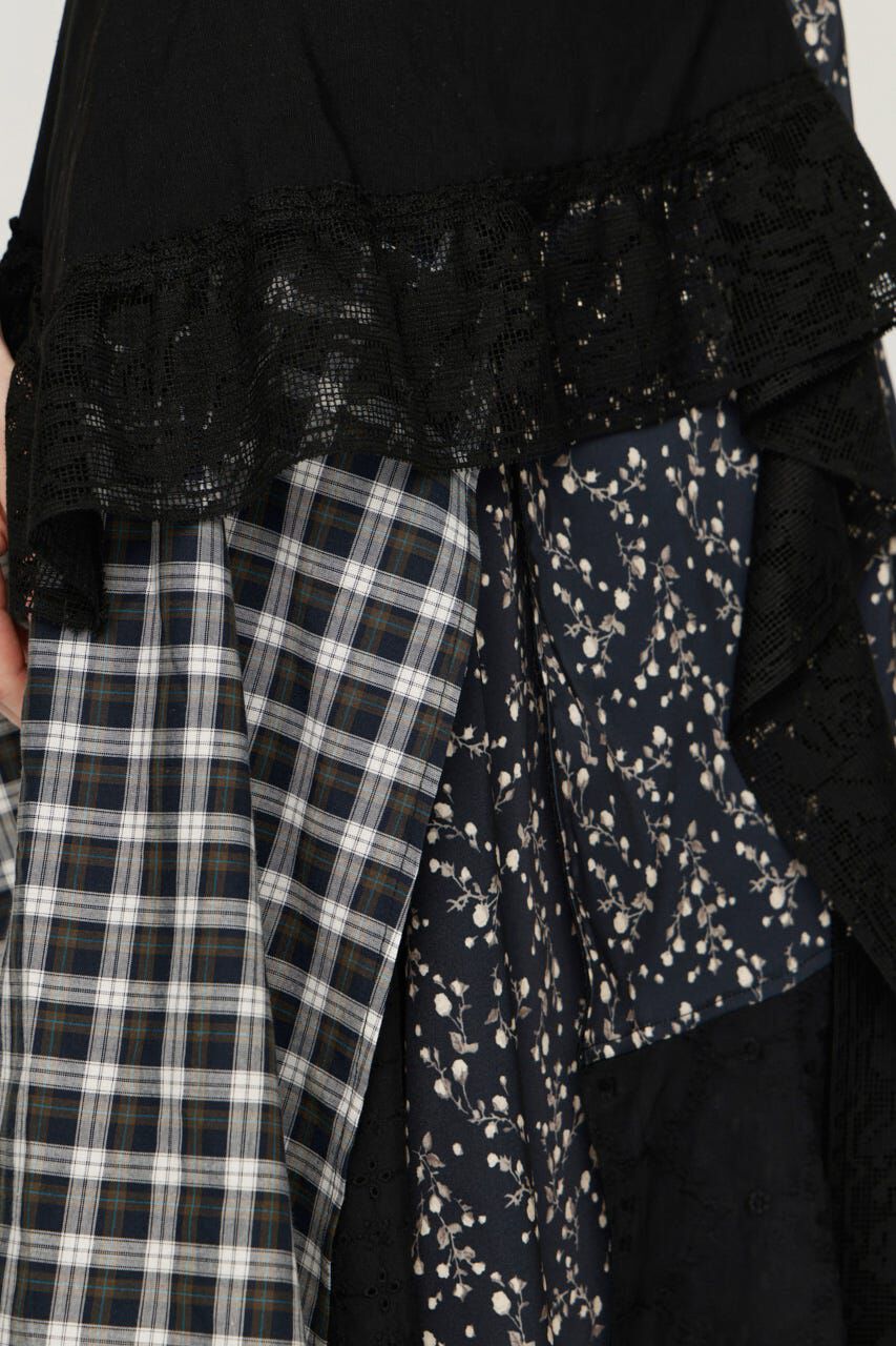 SLY「REMAKE COTTON LACE スカート」|スカート|