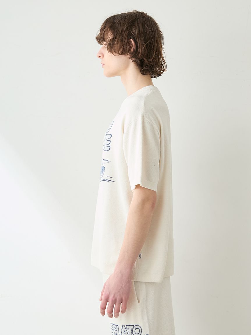 GELATO PIQUE HOMME「【HOMME】エアリーモコスタービークルジャガードプルオーバー」|プルオーバー|