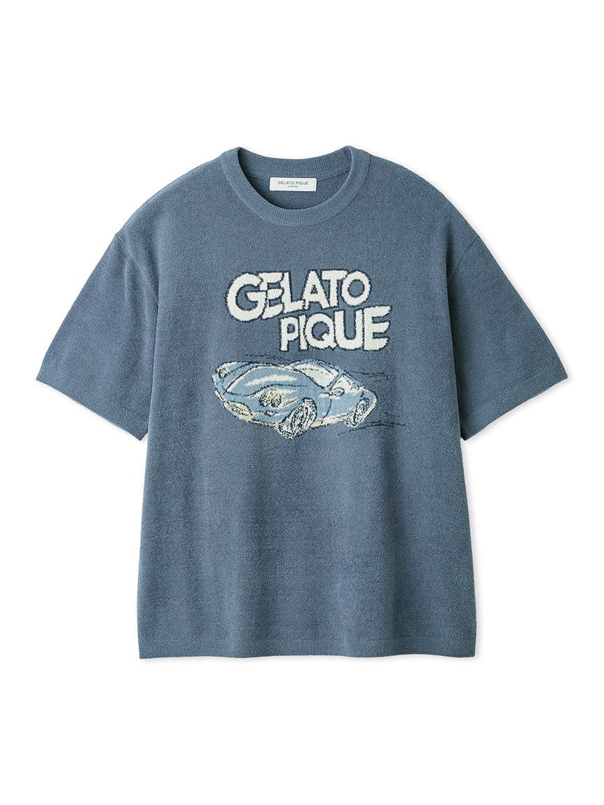 GELATO PIQUE HOMME「【HOMME】エアリーモコスタービークルジャガードプルオーバー」|プルオーバー|NVY
