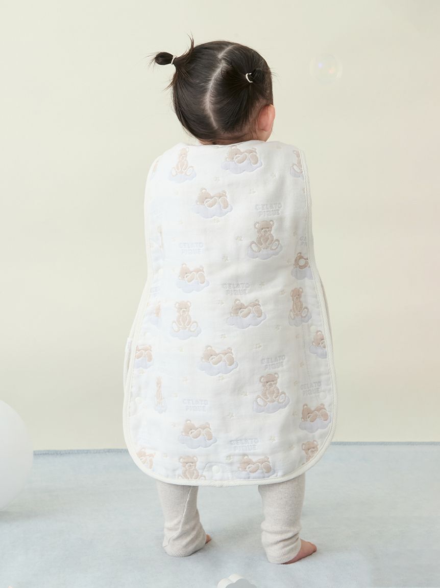 GELATO PIQUE KIDS & BABY「【BABY】ドリーミーベア柄６重ガーゼスリーパー」|その他ベビー用品|