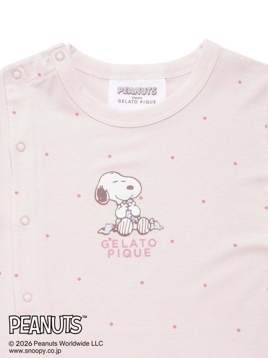 GELATO PIQUE KIDS & BABY「【PEANUTS】【BABY】【接触冷感】ロンパース」|ロンパース|