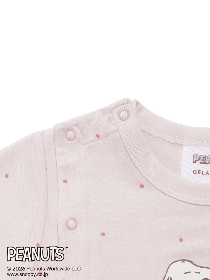GELATO PIQUE KIDS & BABY「【PEANUTS】【BABY】【接触冷感】ロンパース」|ロンパース|