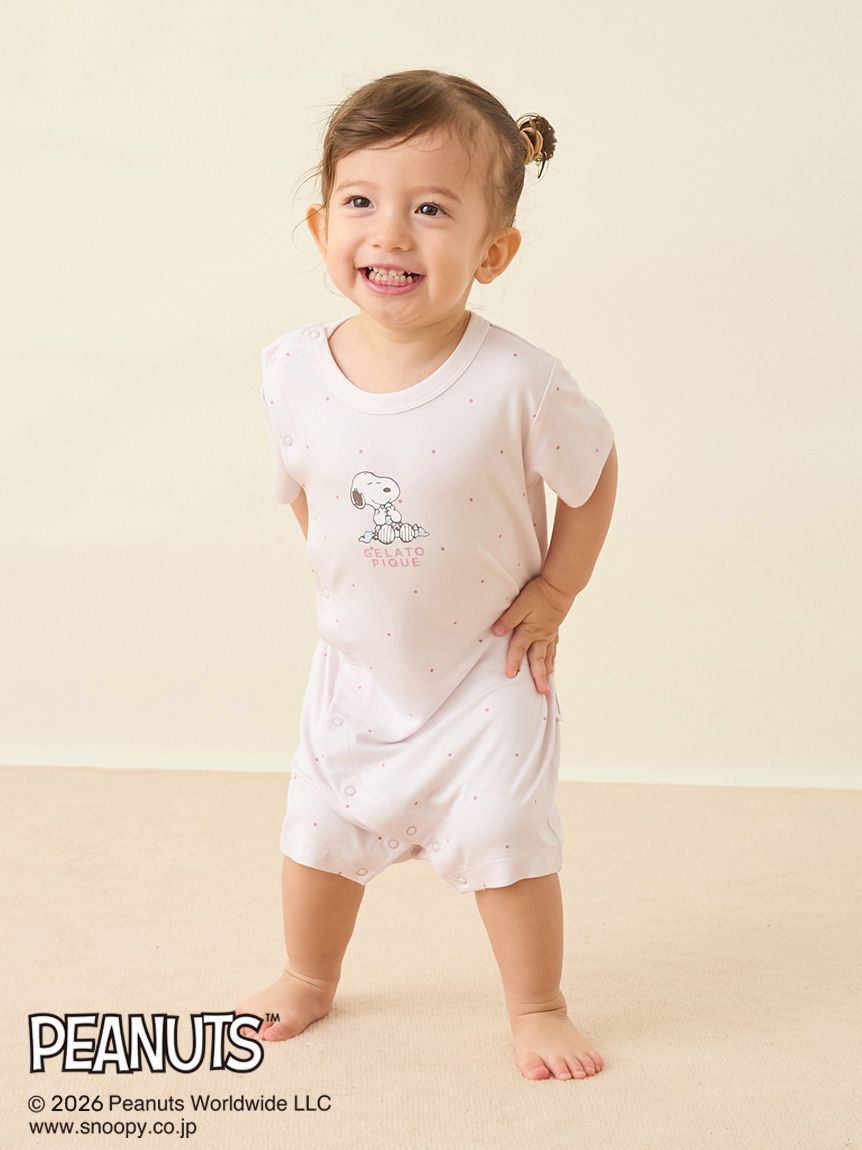 GELATO PIQUE KIDS & BABY「【PEANUTS】【BABY】【接触冷感】ロンパース」|ロンパース|