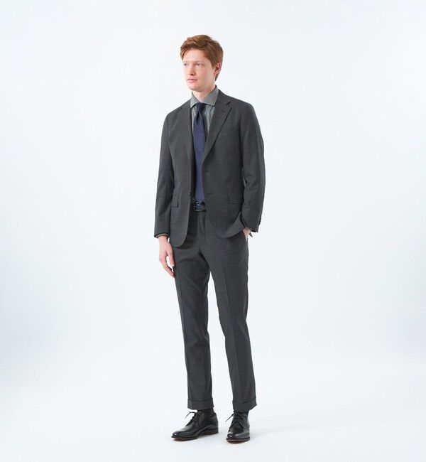 MACKINTOSH PHILOSOPHY「【WEB&一部店舗限定】トロッター ジャケット ウール混マイクロ千鳥」|テーラードジャケット|