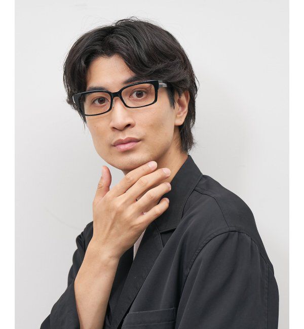  「ウェリントン型メガネ｜ビジネス｜Zoff｜SMART REGULAR CALRO レンズ交換券付」|メガネ|