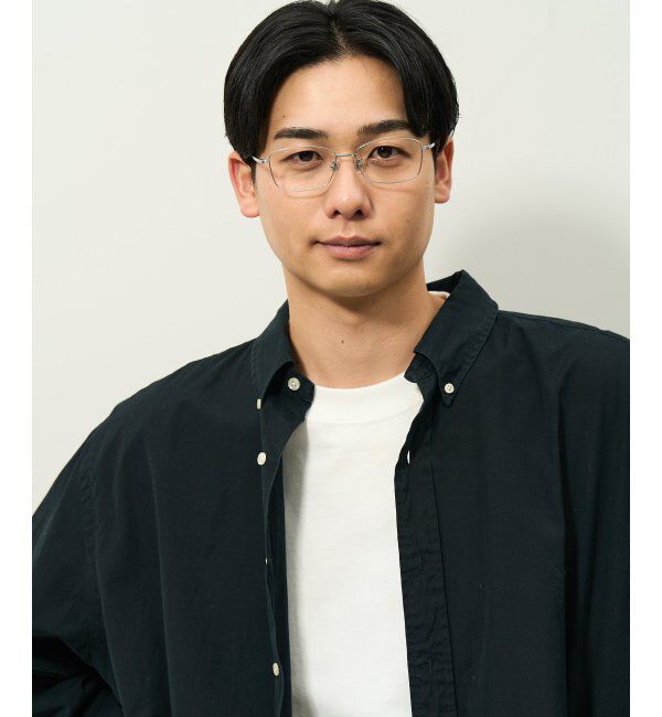  「ウェリントン型 メガネ | 軽量 耐久性 チタン 伊達メガネ ビジネス ユニセックス レンズ交換券付」|メガネ|