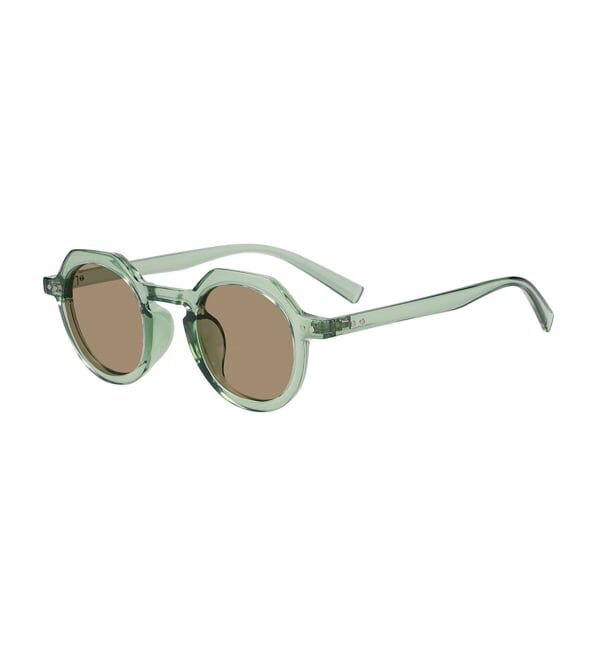 「SUNCUTGlasses/UV100%CUT ボストン型 サングラス [度無し専用] クラウンパント 紫外線対策 UVカット」|サングラス|