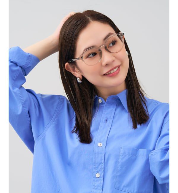 「ボストン型 メガネ | クラウンパント 軽量 伊達めがね・度付き ユニセックス Zoff  レンズ交換券付」|メガネ|