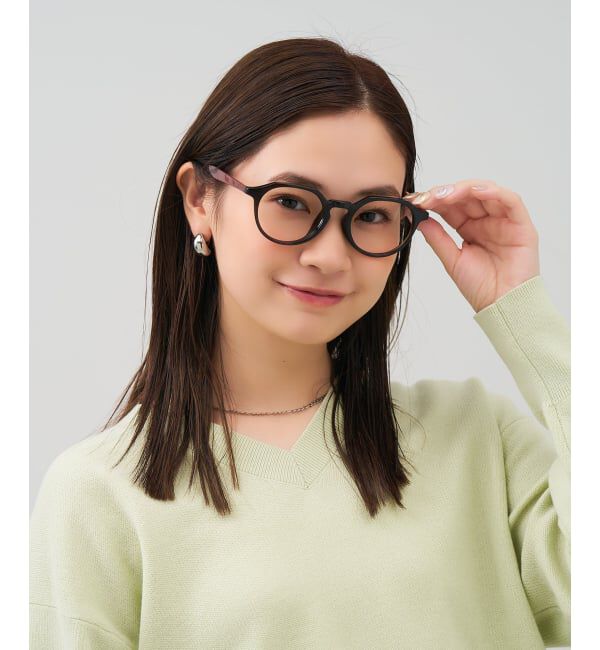  「ボストン型 メガネ | クラウンパント 軽量 伊達めがね・度付き ユニセックス Zoff  レンズ交換券付」|メガネ|