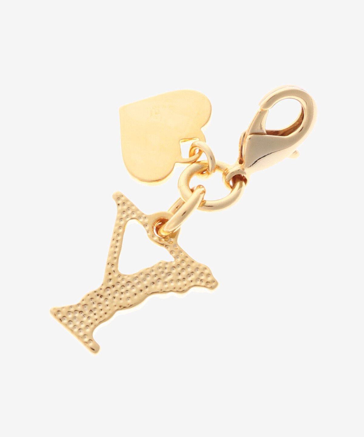 Samantha Thavasa Petit Choice「ハートモチーフイニシャルチャーム(Y)」|チャーム・キーホルダー|