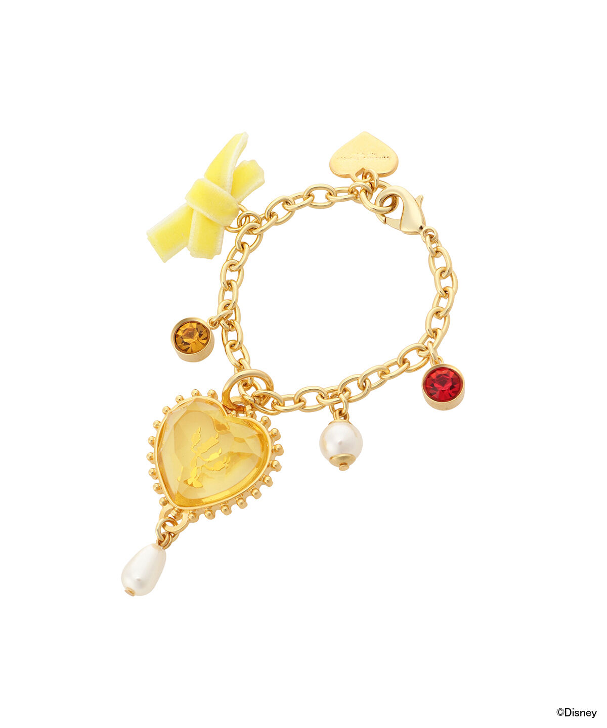Samantha Thavasa Petit Choice「「ディズニープリンセスコレクション」バッグチャーム(ベル)」|チャーム・キーホルダー|ゴールド