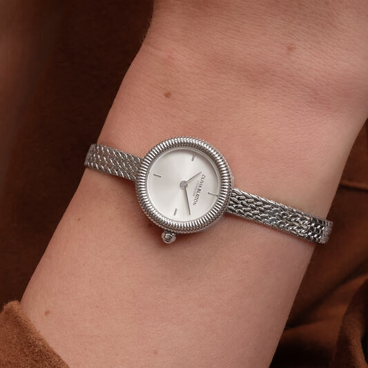 OLIVIA BURTON 「〈OLIVIA BURTON(ｵﾘﾋﾞｱﾊﾞｰﾄﾝ)〉ｸﾗｼｯｸ 20mm ﾌｧｲﾝﾘｰｼﾙﾊﾞｰﾒｯｼｭ」|腕時計|