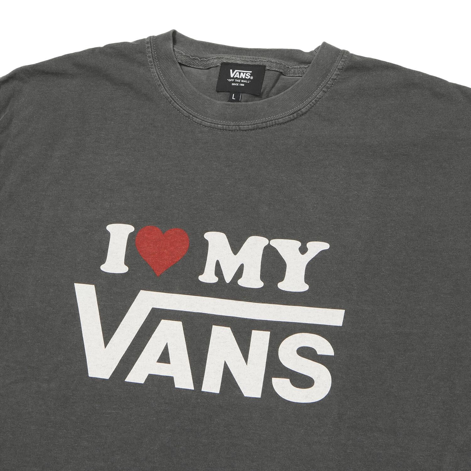VANS「【VANSｱﾊﾟﾚﾙ(WJ)】I LOVE MY VANS Pigment Dye TEE」|Tシャツ・カットソー|