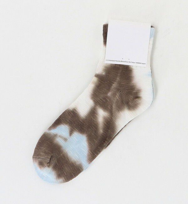 UNITED ARROWS「＜ORIGINAL Charcoal＞SLUB MIX SOCKS f/タイダイ ソックス」|ソックス|