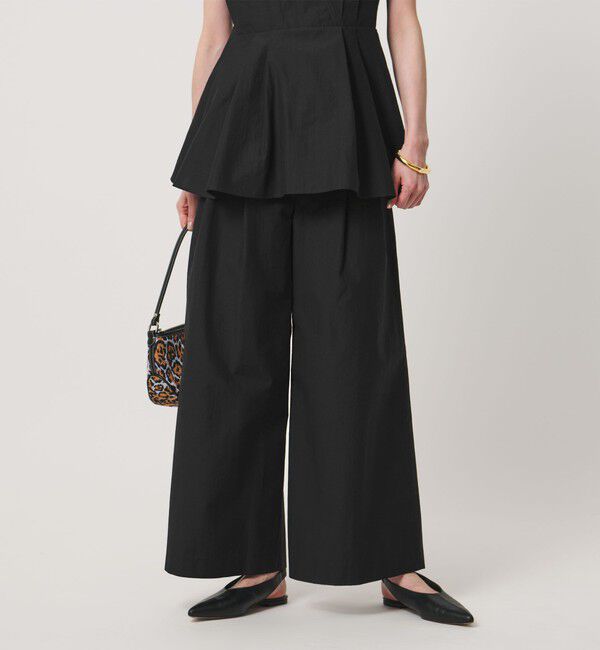UNITED ARROWS「MANTECO POP ワイドパンツ」|スラックス|