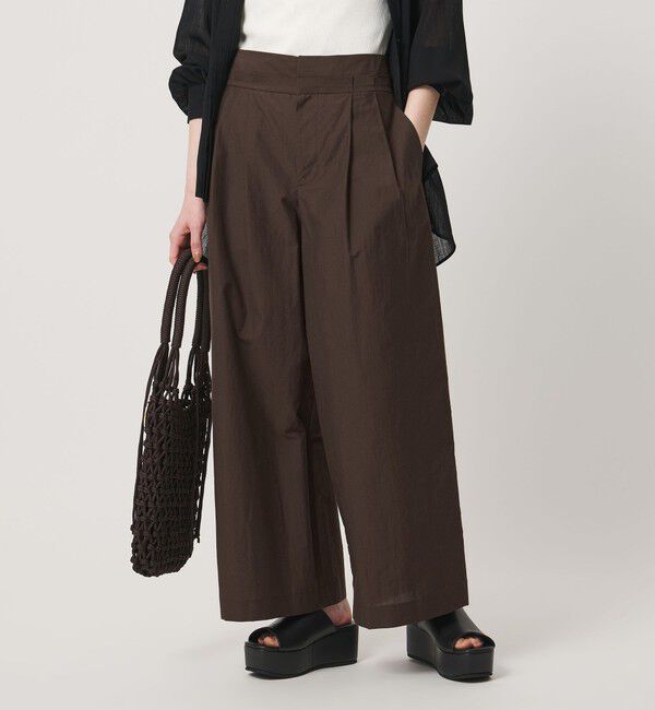 UNITED ARROWS「MANTECO POP ワイドパンツ」|スラックス|