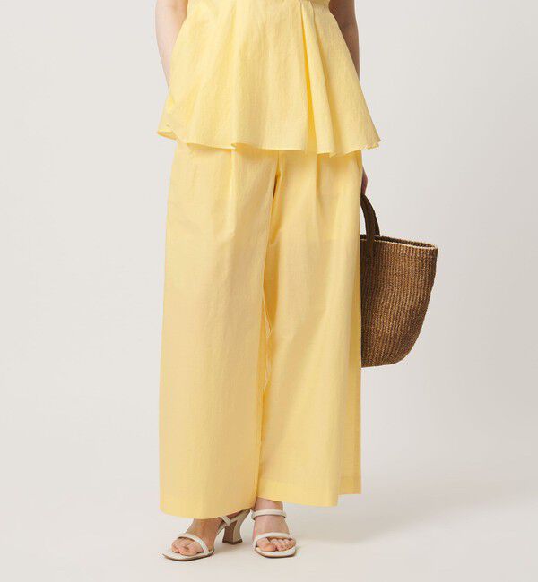 UNITED ARROWS「MANTECO POP ワイドパンツ」|スラックス|