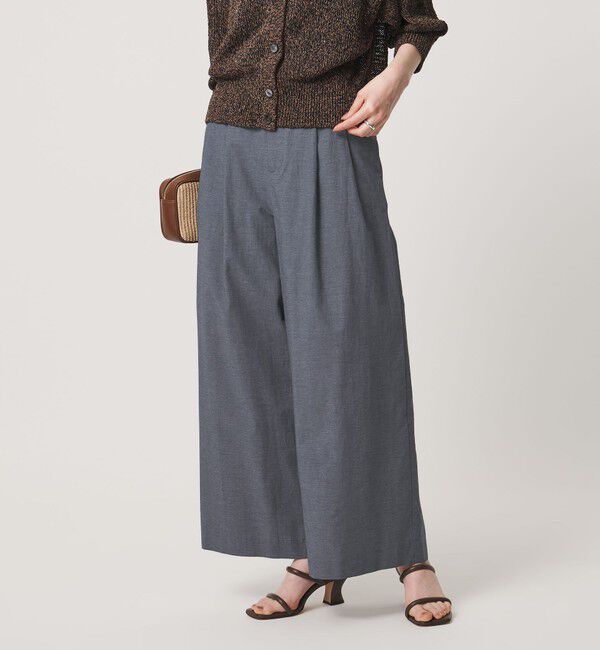 UNITED ARROWS「MANTECO POP ワイドパンツ」|スラックス|