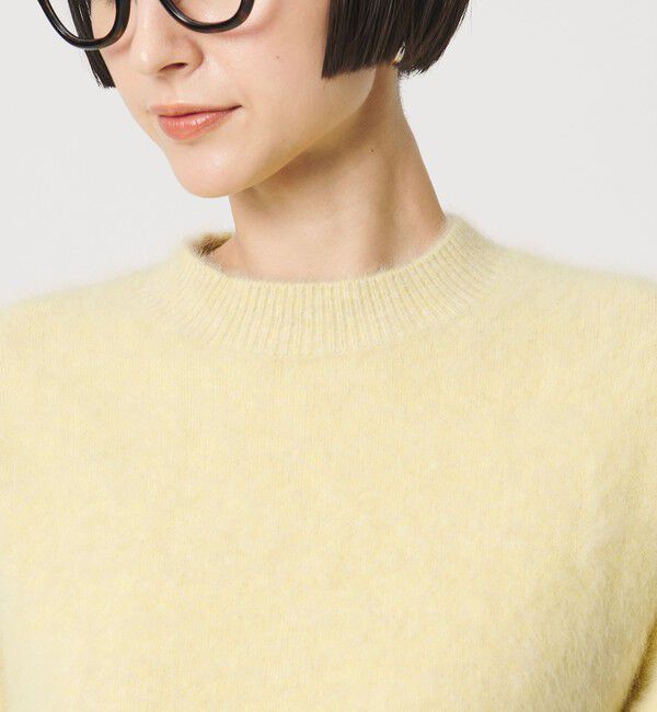UNITED ARROWS「フォックスカシミヤ パフスリーブ ニット」|ニット・セーター|
