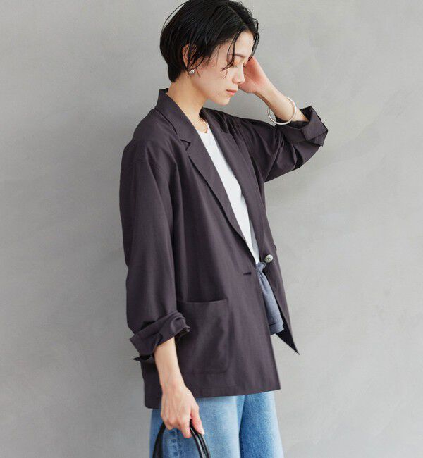 UNITED ARROWS green label relaxing「［size SHORTあり］Breeze Cool ライト ジャケット 吸水速乾 通気性 UVカット」|テーラードジャケット|