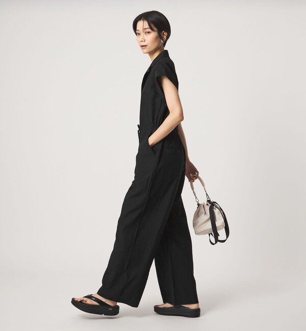 UNITED ARROWS green label relaxing「【別注】＜ UNIVERSAL OVERALL ＞ フレンチスリーブ オールインワン」|オールインワン|
