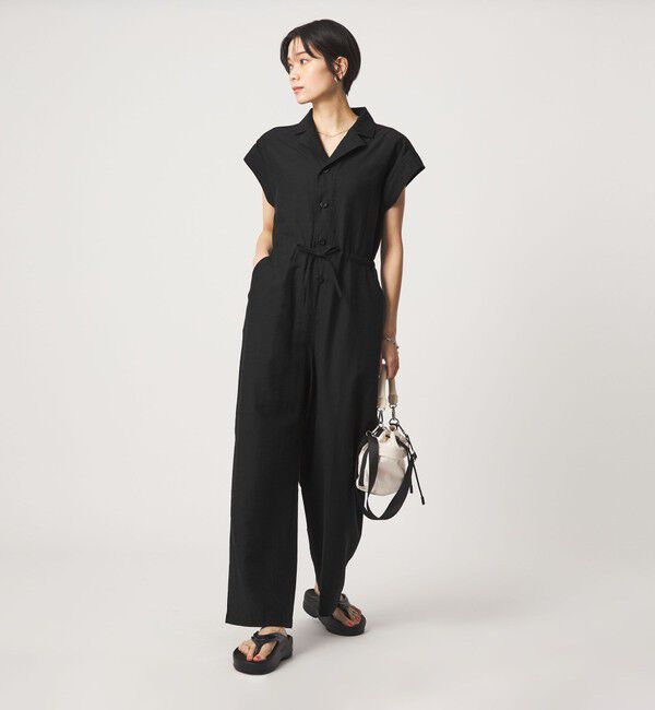 UNITED ARROWS green label relaxing「【別注】＜ UNIVERSAL OVERALL ＞ フレンチスリーブ オールインワン」|オールインワン|