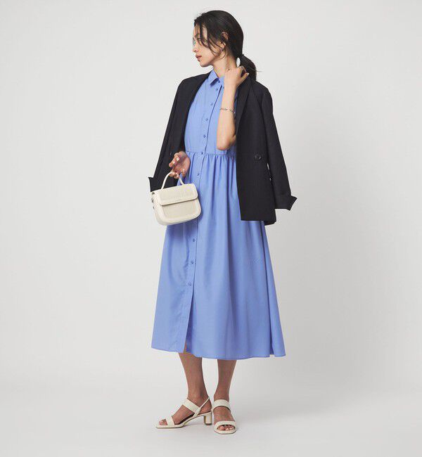 UNITED ARROWS green label relaxing「エリキリカエ フレンチスリーブ ワンピース」|ワンピース|