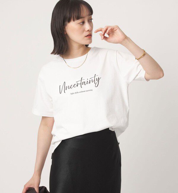 UNITED ARROWS green label relaxing「グラフィック Tシャツ」|Tシャツ・カットソー|OFF WHITE